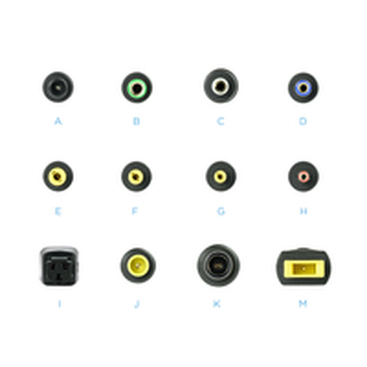 Kannettavan laturi 100W universaali, 12 liitintä, EU‑pistoke, autoon & matkalle