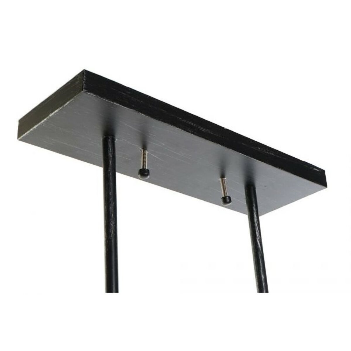 Kattovalaisin musta-ruskea, alumiini & kristalli 50 x 8 x 21 cm loft-tyyli