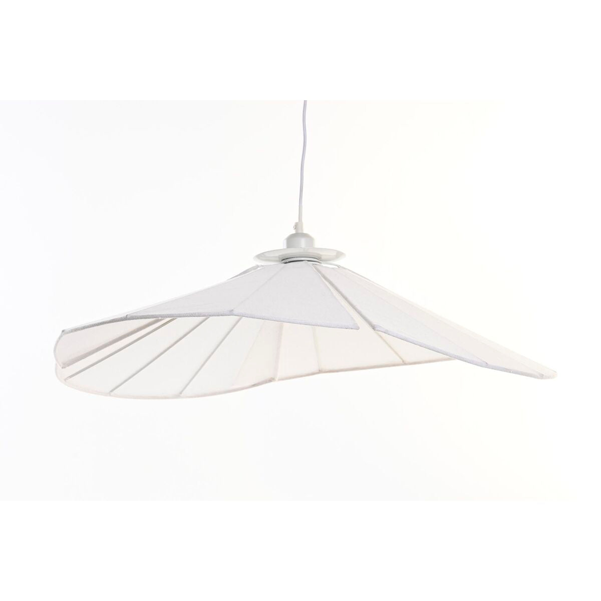 Kattovalaisin pellavavarjostin orientaalinen 68 x 68 x 21 cm, E27 50 W, valkoinen