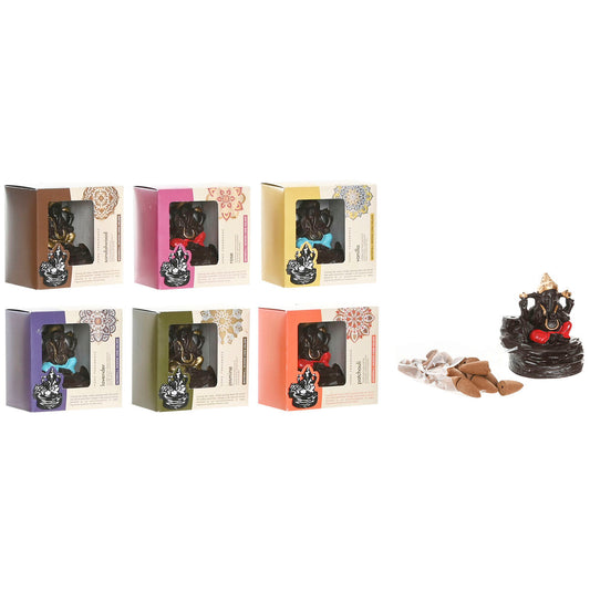 Eteerinen öljypoltin keraaminen, mandala-intialainen patsas 13 x 8 x 12,5 cm