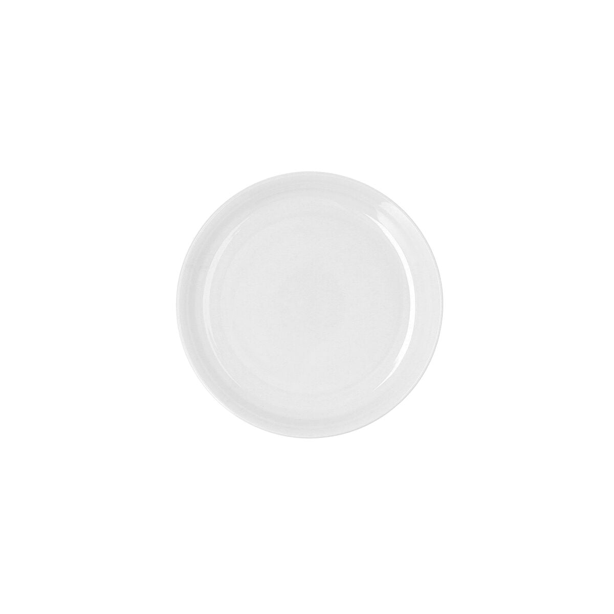 Lautanen 21 cm, keramiikkalautanen litteä valkoinen, 12 kpl ruokailuun keittiöön