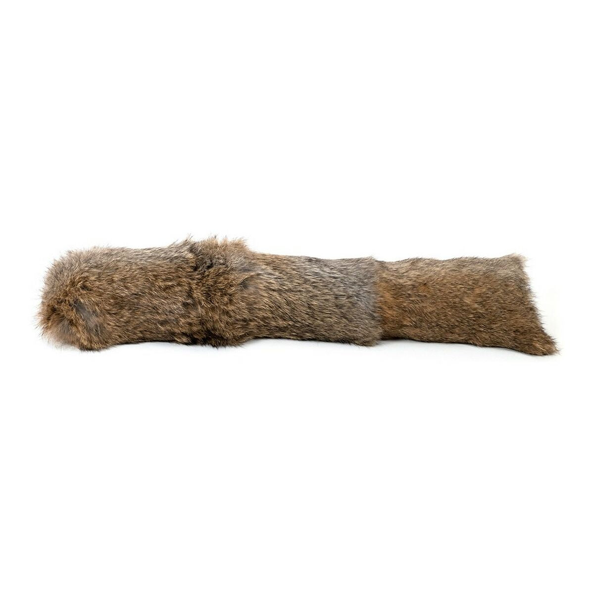 Kissan lelu tyyny 40 x 11 cm, luonnollinen kanin turkki, muoviton, kissoille