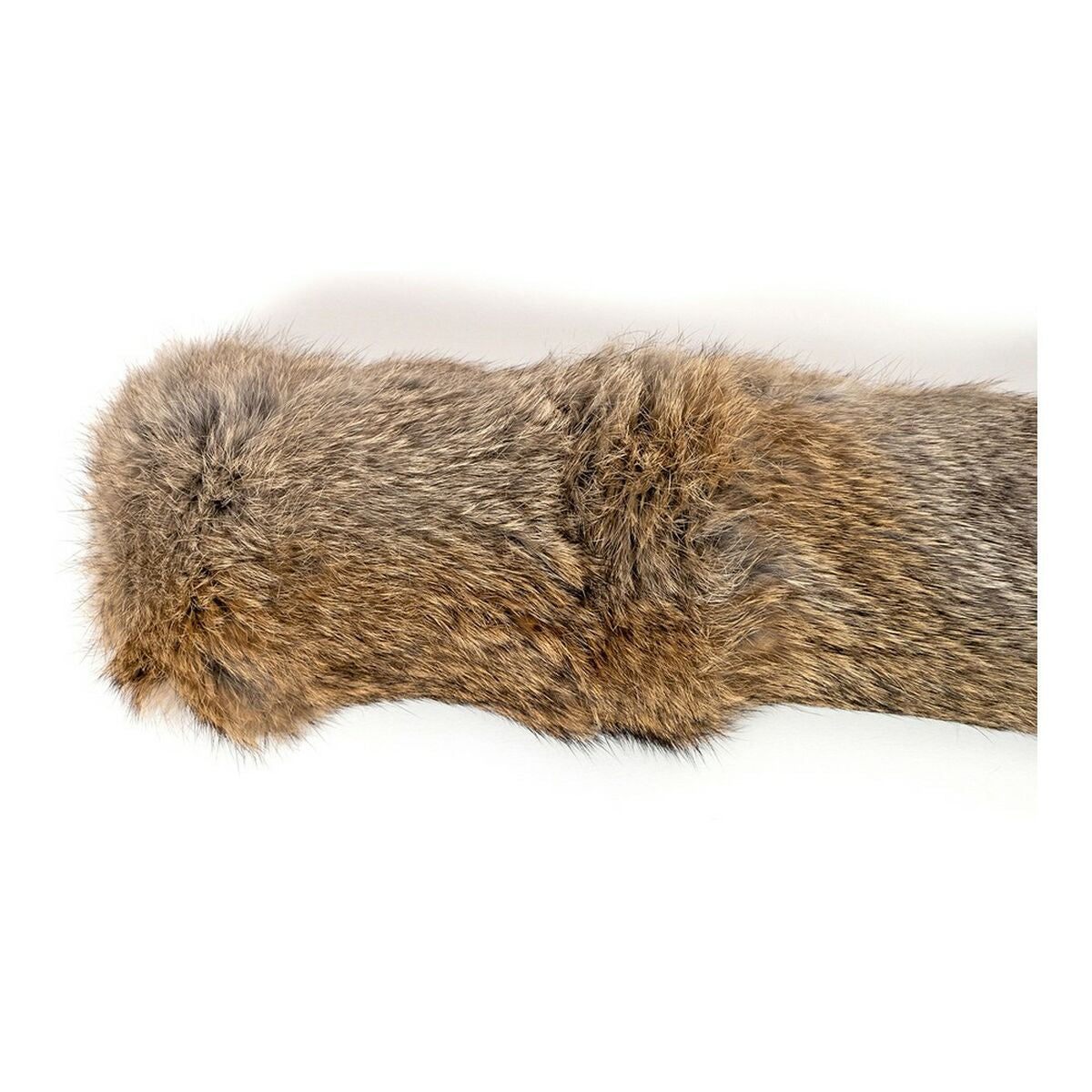 Kissan lelu tyyny 40 x 11 cm, luonnollinen kanin turkki, muoviton, kissoille