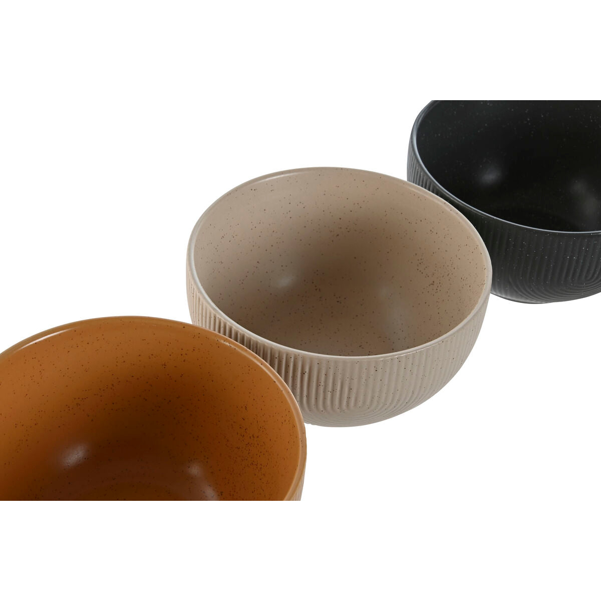 Kivitavarakulho 480 ml 4 kpl, beige harmaa sinappi terrakotta - Scandi