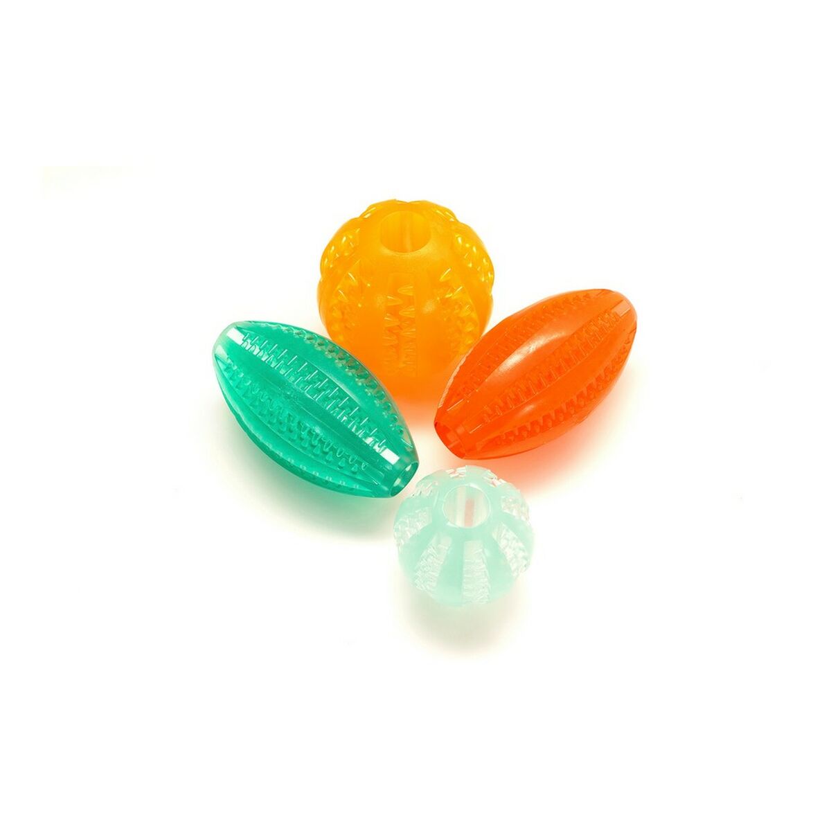 Koiran purupallo hammashoitoon 7 cm TPR, pureskelulelu koirille, eri värit
