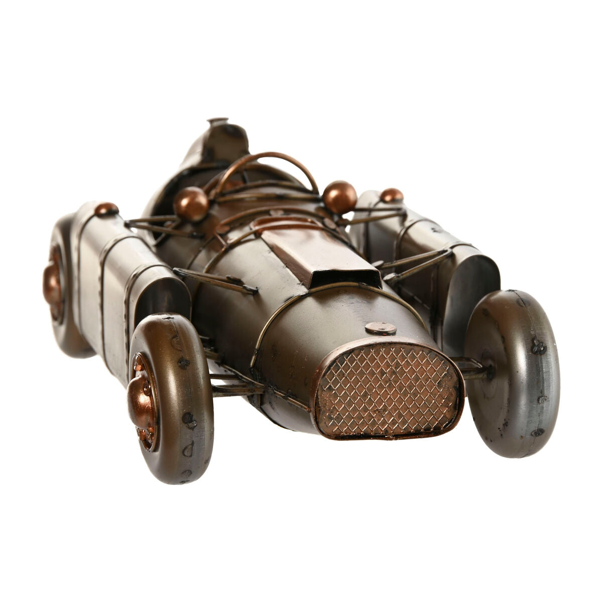 Koristeauto vintage retro, metallinen samppanja-väri pöytäkoriste 28 x 12 x 9 cm