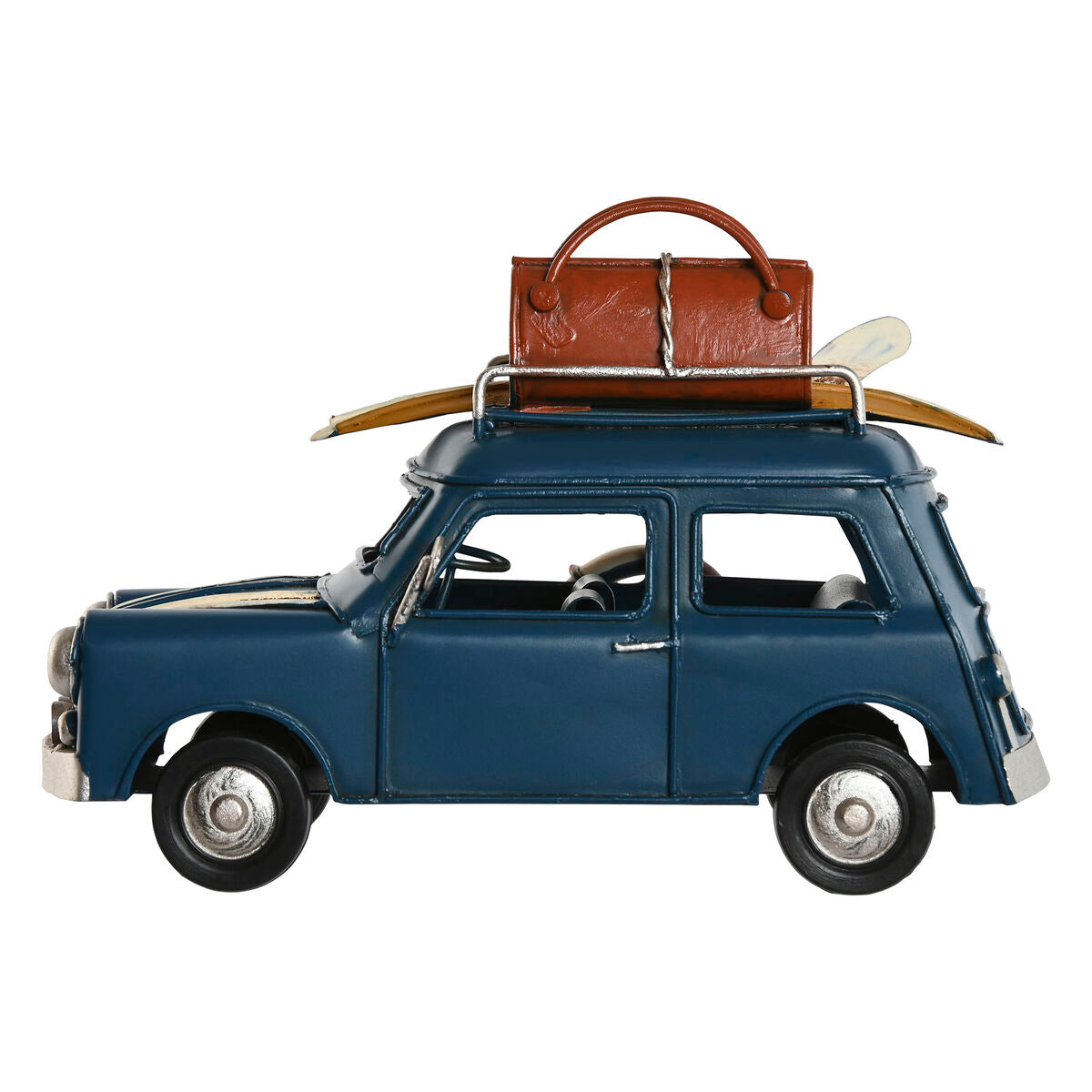 Koristeauto 3 kpl metallia, retro surfautot sininen punainen taivaansininen
