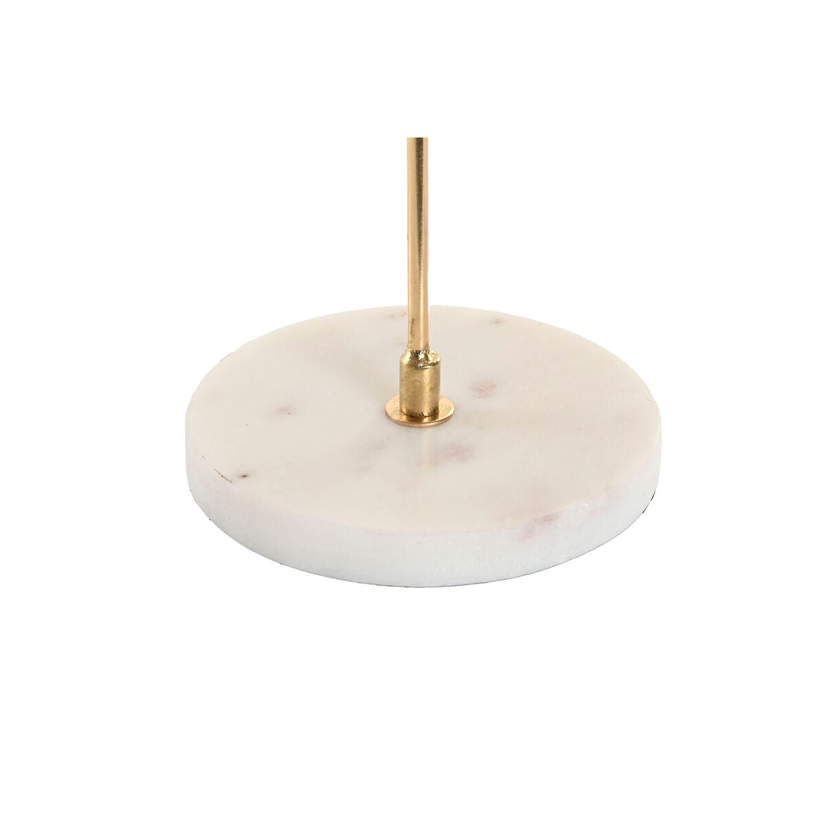 Koristehahmo valkoinen pinkki kullattu urbaani sisustuskoriste PVC marmori rauta