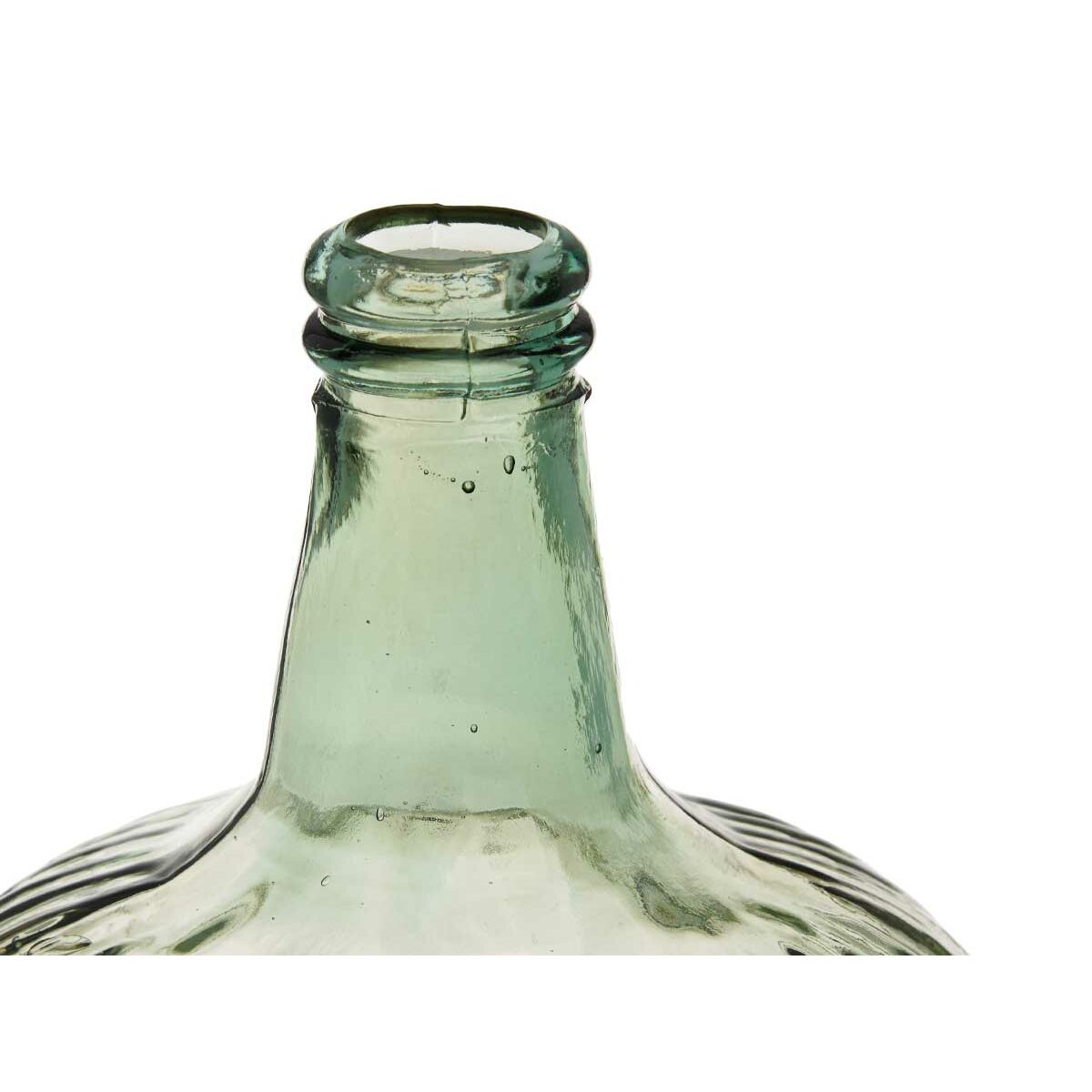 Koristepullo raidallinen 8 l, kierrätyslasia, champagne-väri, 22×37,5×22cm, 2 kpl