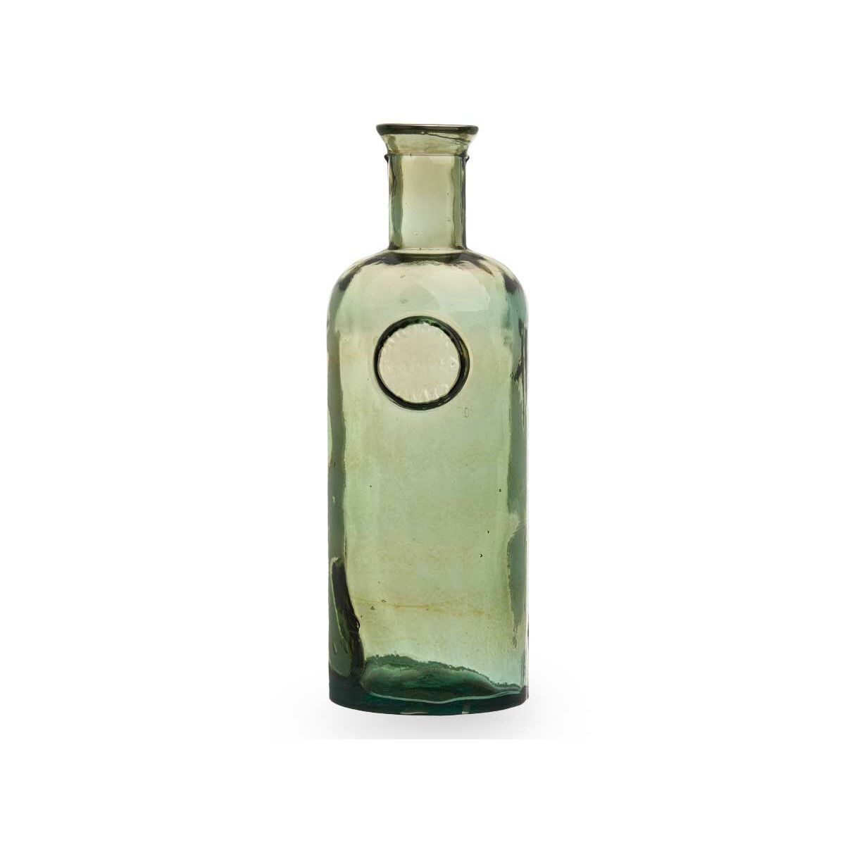 Koristepullo champagne 13 x 34 x 12 cm, kierrätetty lasi, 6 kpl sisustus