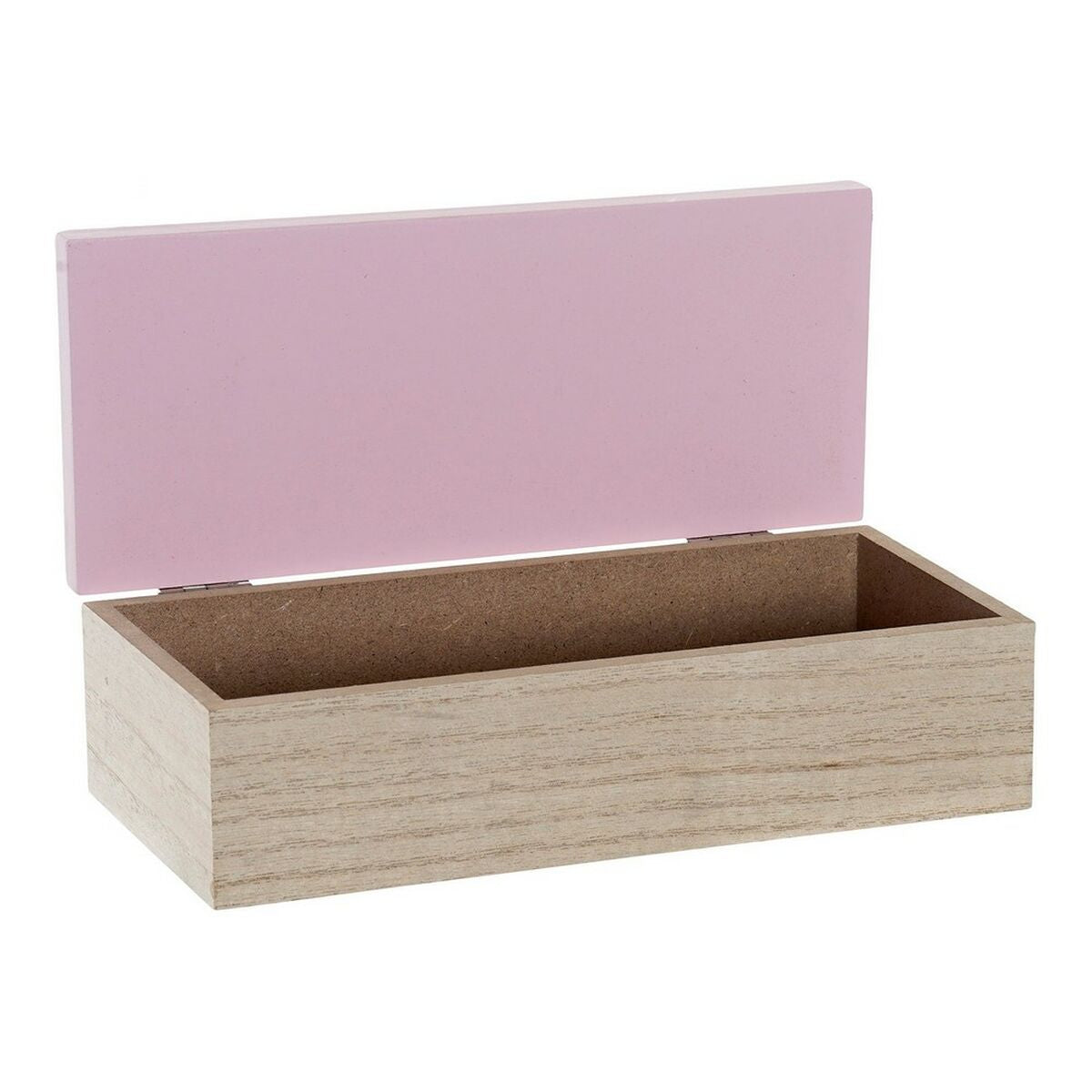 Koristerasia, luonnollinen MDF, alumiini & puu suorakaide 22 x 6 x 9 cm, 1–2 kpl
