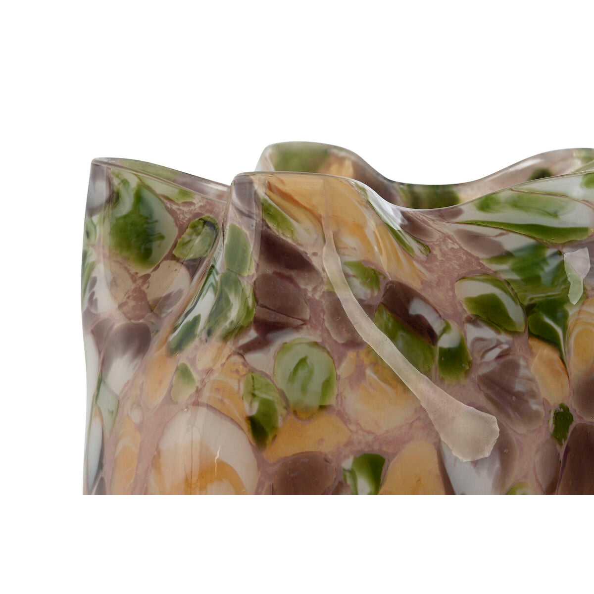 Maljakko kristalli monivärinen moderni 18 x 18 x 21,5 cm, sisustukseen