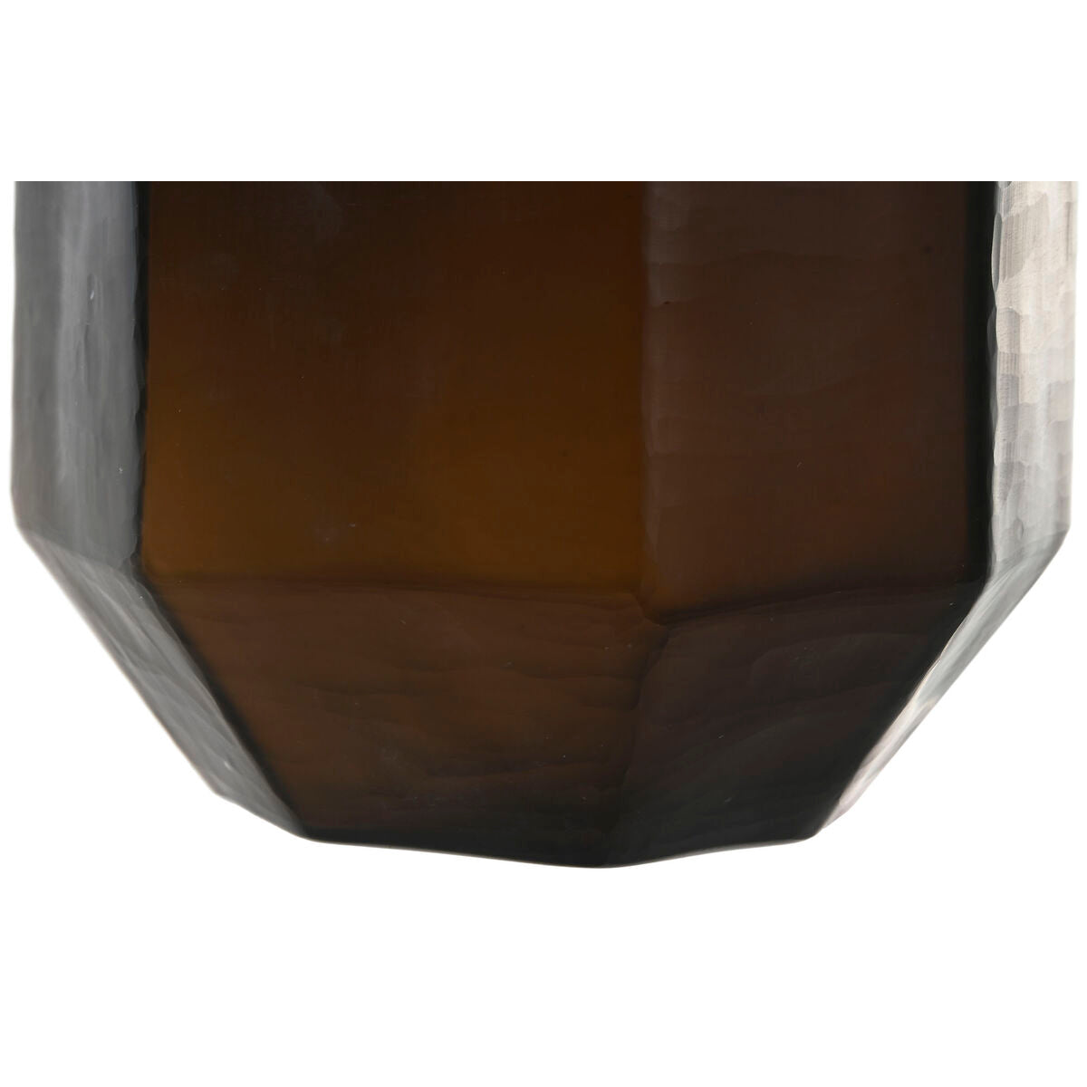 Kristallimaljakko tummanharmaa moderni 18 x 18 x 22 cm olohuoneeseen, pöydälle