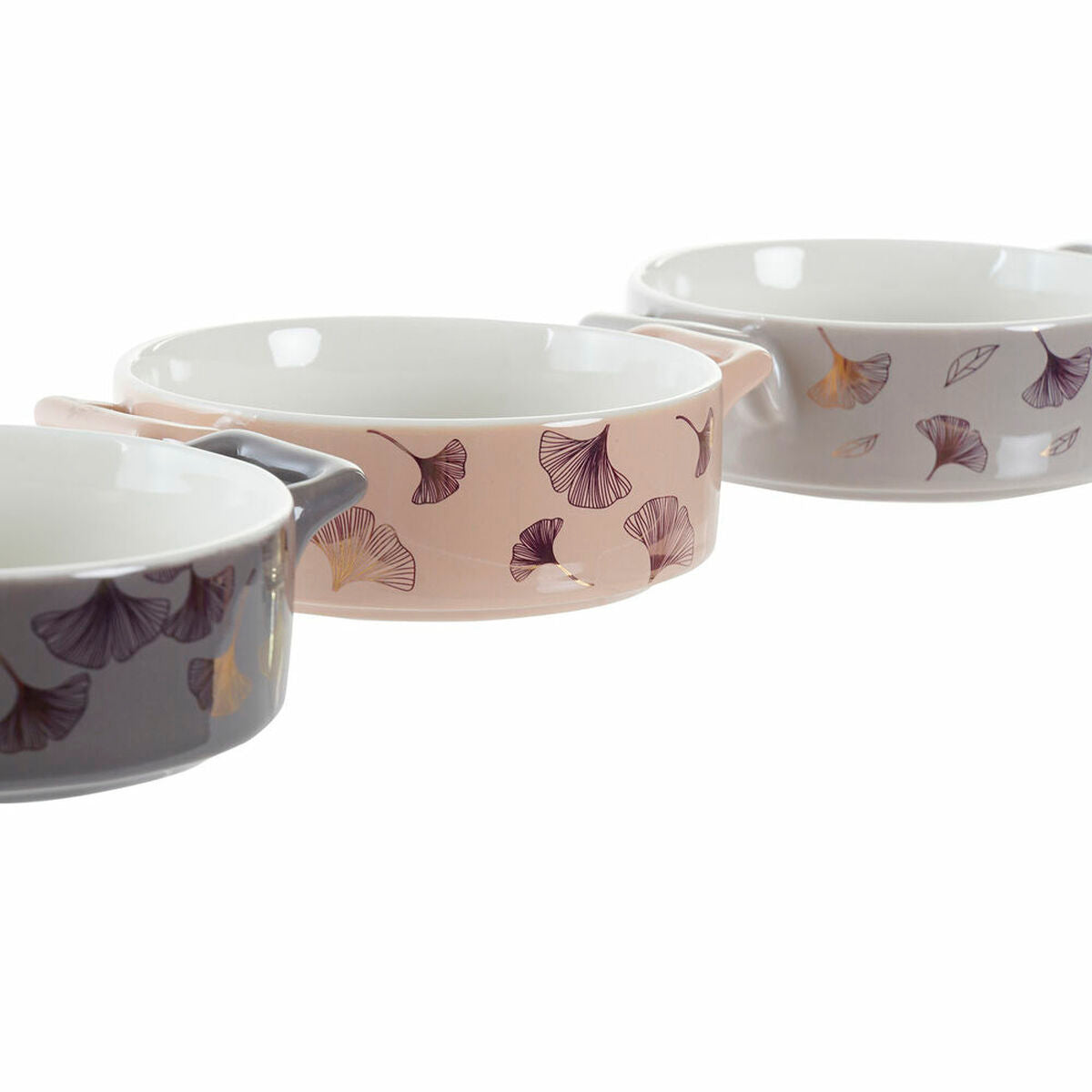 Kulhosetti 4 kpl, kullattu metalli 16,8 x 12,5 x 4,3 cm, moderni useita värejä