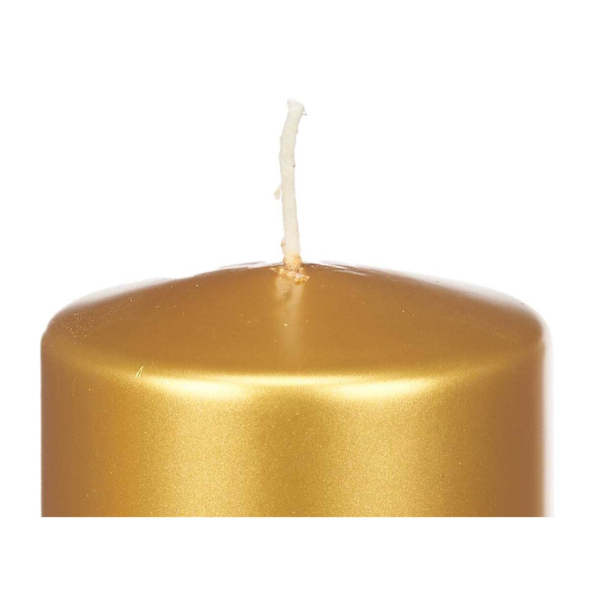 Kultainen kynttilä pilarikynttilä 15 x 9 cm, 60 h, sisustukseen pakkaus 12 kpl