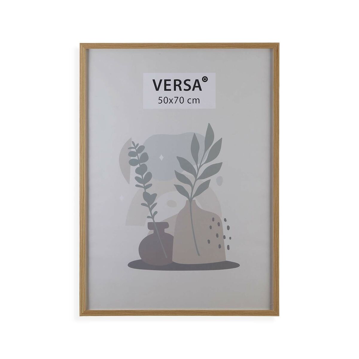 Kuvakehys 50 x 70 cm, MDF-puu vintage seinälle, ulkomitat 72 x 52 x 1,2 cm