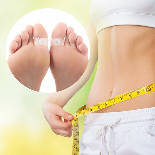 Laihduttavat magneettirenkaat varpaisiin, säädettävät, 2 kpl, läpinäkyvät