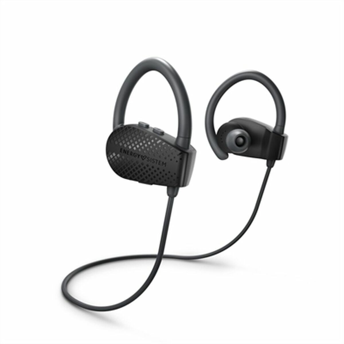 Langattomat Bluetooth in-ear-kuulokkeet mikrofonilla urheiluun, mustat USB-C