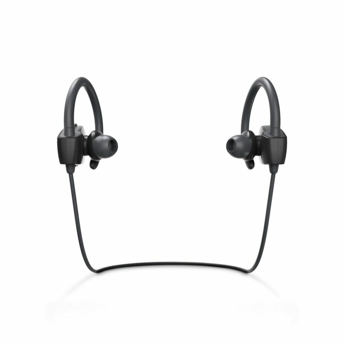 Langattomat Bluetooth in-ear-kuulokkeet mikrofonilla urheiluun, mustat USB-C