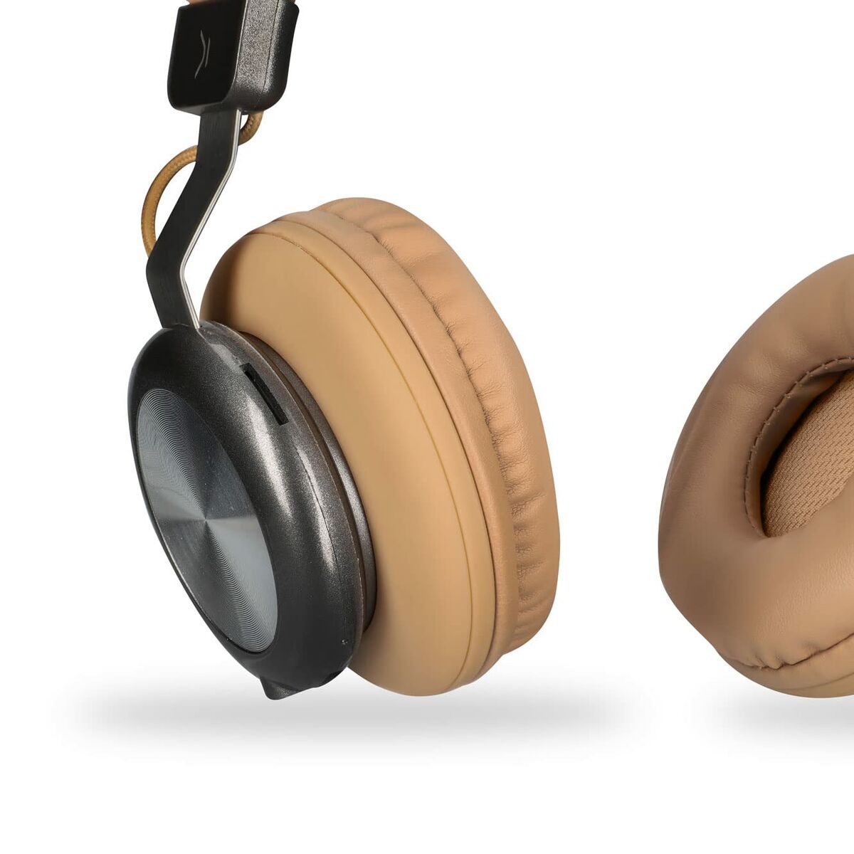 Langattomat kuulokkeet Bluetooth 5.0, 400 mAh akku, ruskea retro-malli