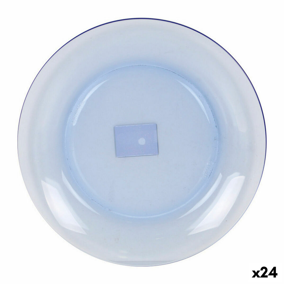 Litteä lasinen lautanen Ø 23,5 cm, 24 kpl - keittiöön, ravintolaan & juhlaan