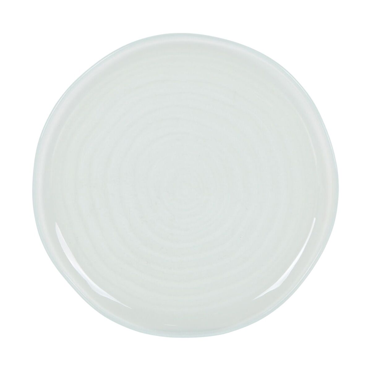 Lautanen Ø 25 cm, litteä, satiinipintainen, 6 kpl, valkoinen, ruokapöytään