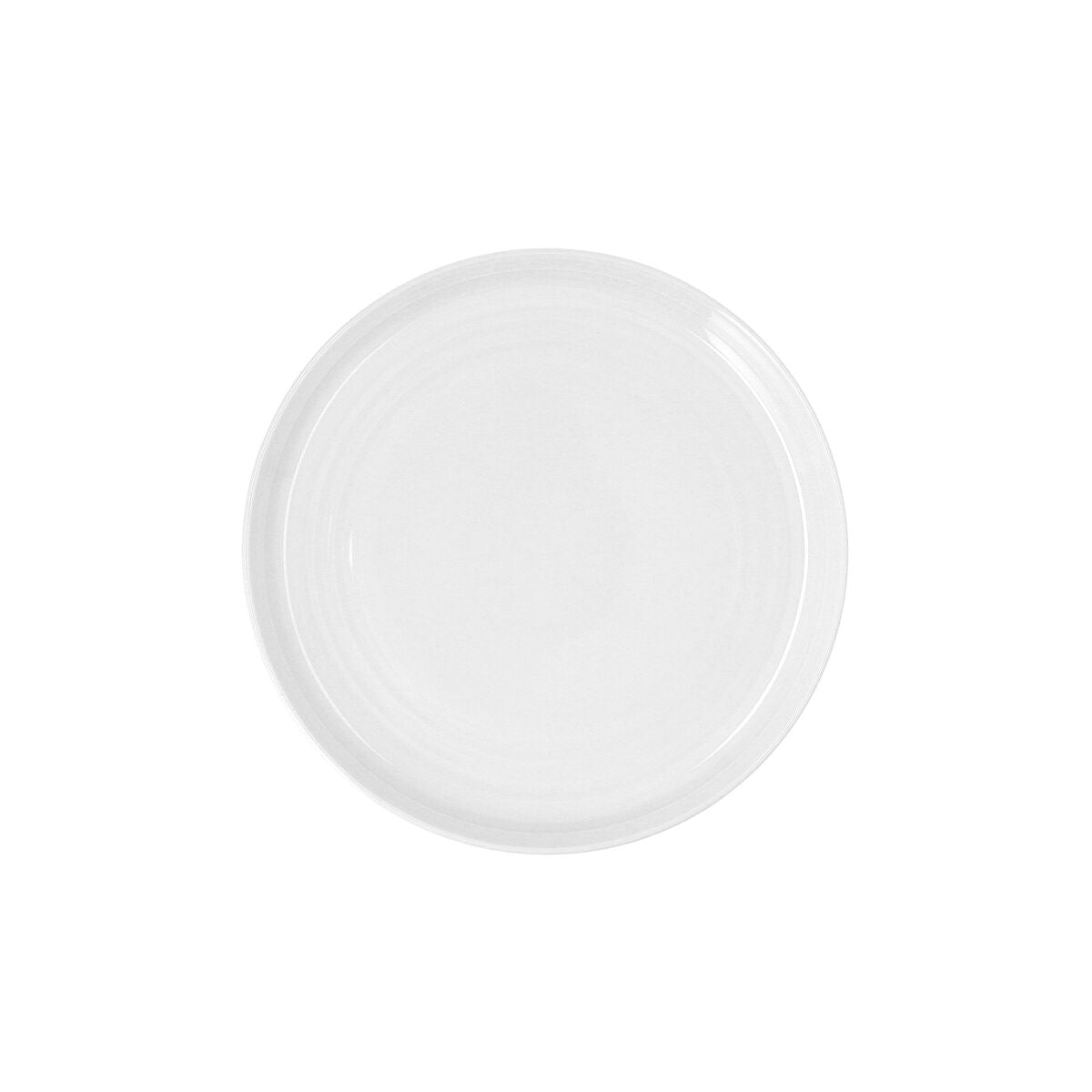Lautanen 27 cm keramiikka valkoinen, 6 kpl, litteä arkiruokalautanen pöytään