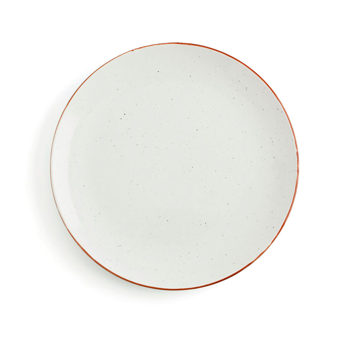 Litteä lautanen Ø 29 cm, beige keramiikka, 6 kpl - astianpesukoneeseen