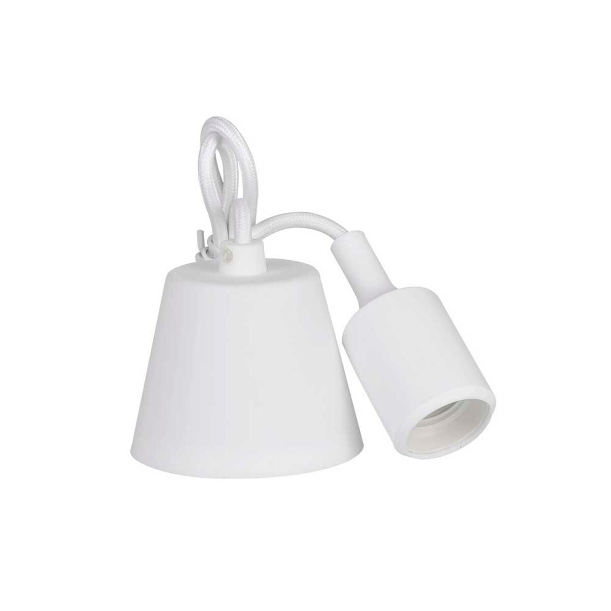 LED-kattovalaisin E27 60 W, ilmatiivis valkoinen silikoni riippuva 98,4×4,4 cm