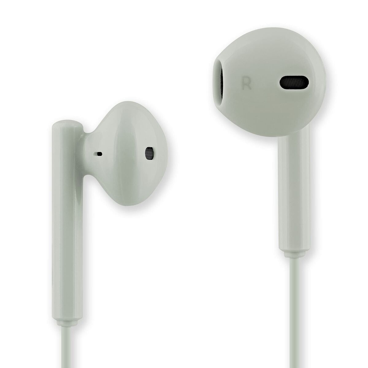 Lightning-kuulokkeet in-ear, mikrofoni, vihreät iPhonelle, kevyt USB-C-kaapeli