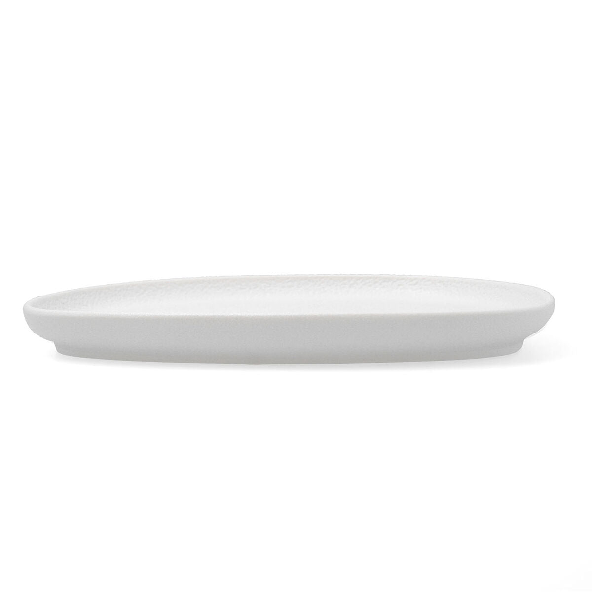 Litteä lautanen mikroaaltouuniin sopiva, 26 cm, 6 kpl, keramiikka, valkoinen