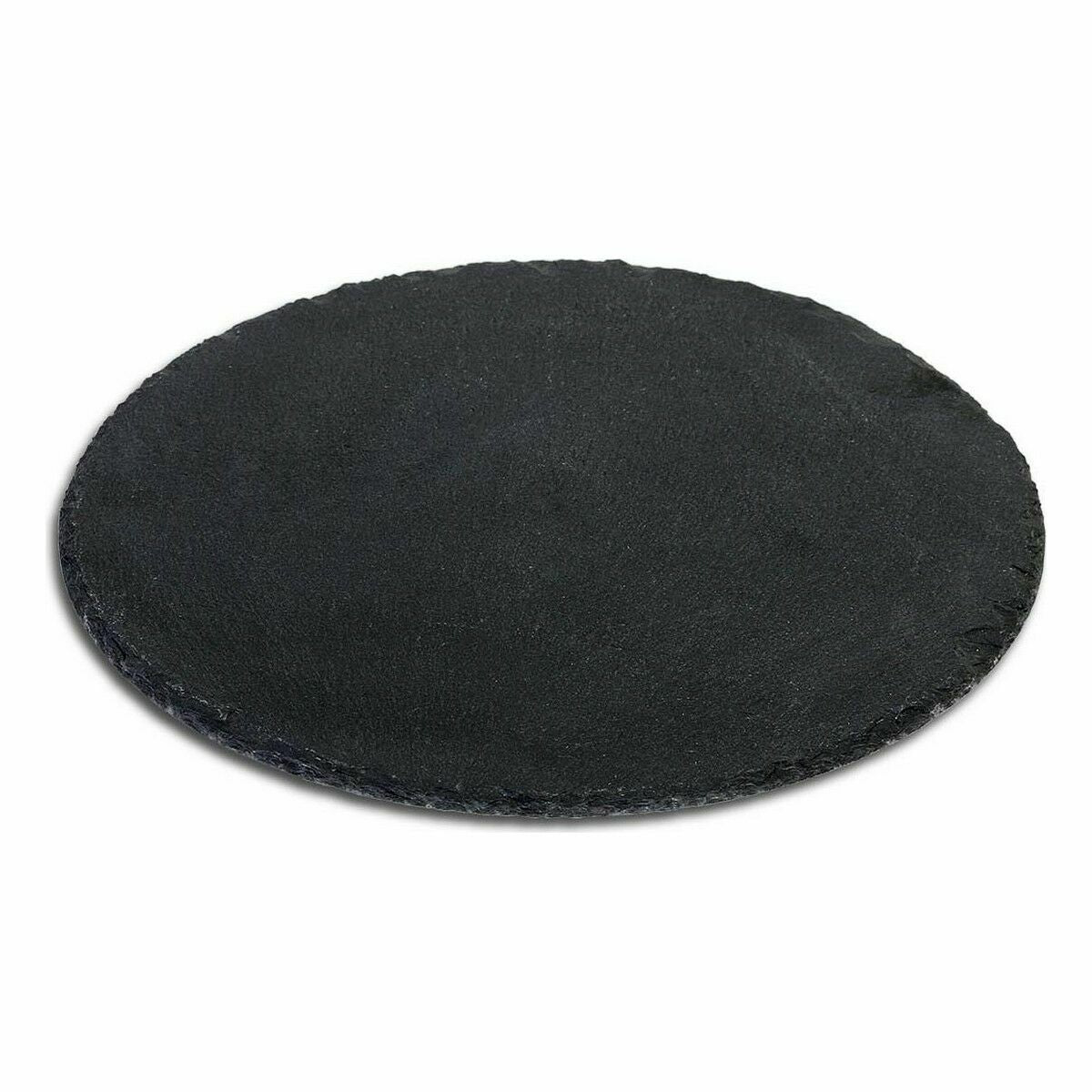 Liuskekivilautanen 25 cm, 6 mm paksu - 12 kpl pyöreä tarjoilulautanen