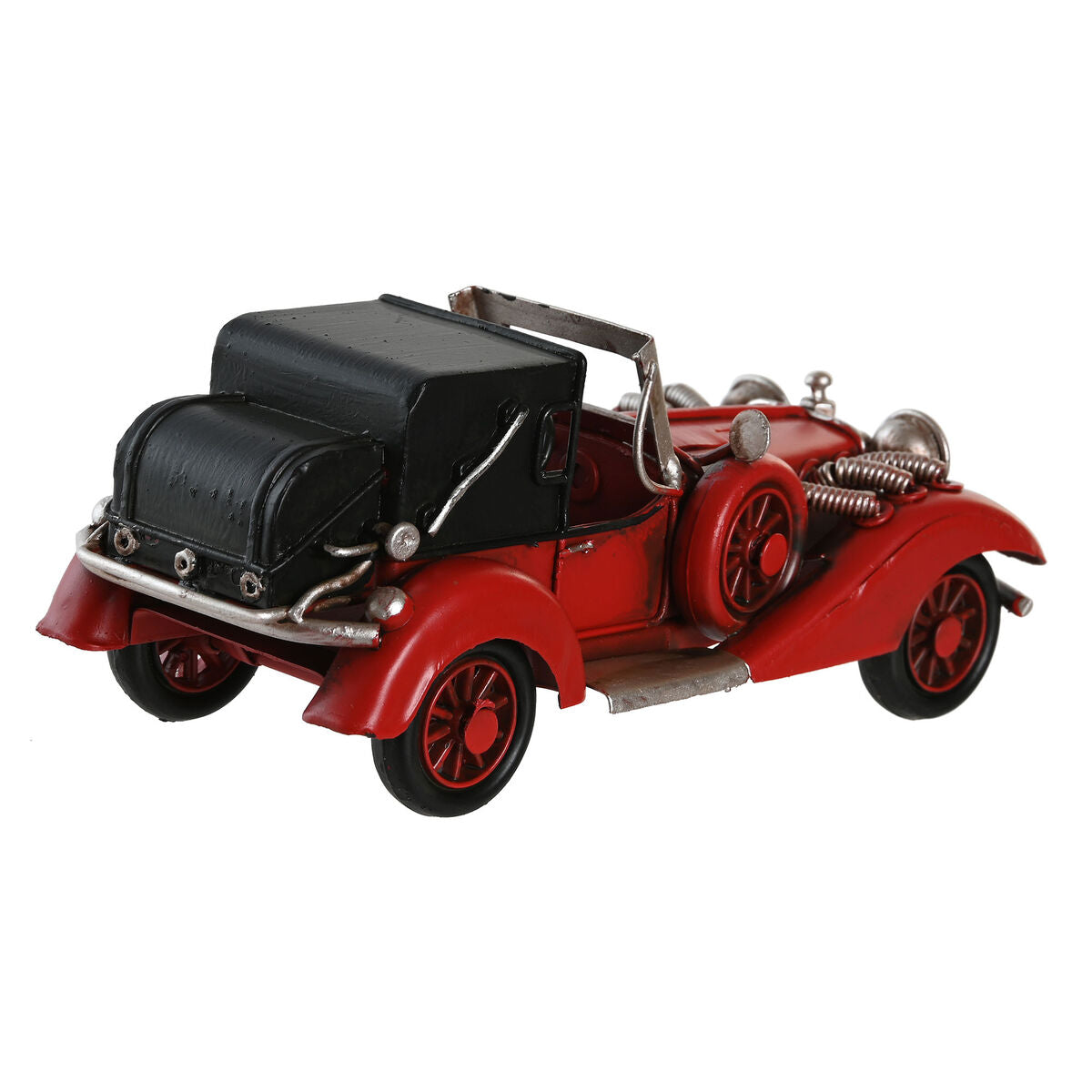 Koristeauto metallinen vintage 3 kpl 16 x 7,5 x 7 cm, sininen punainen vihreä