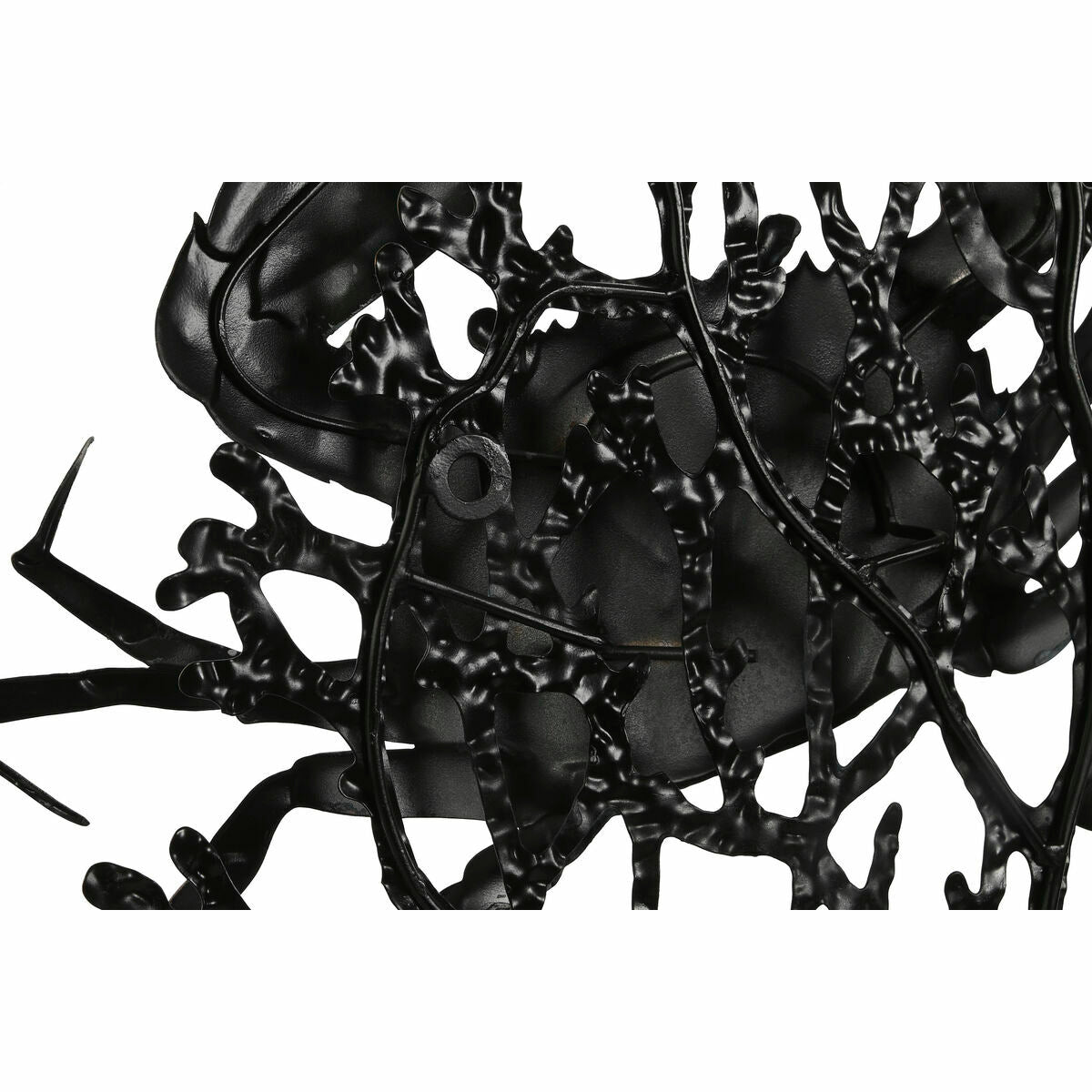 Metallinen seinäkoriste Välimeren, sininen & kultainen, 55×4×48 cm, 2 kpl