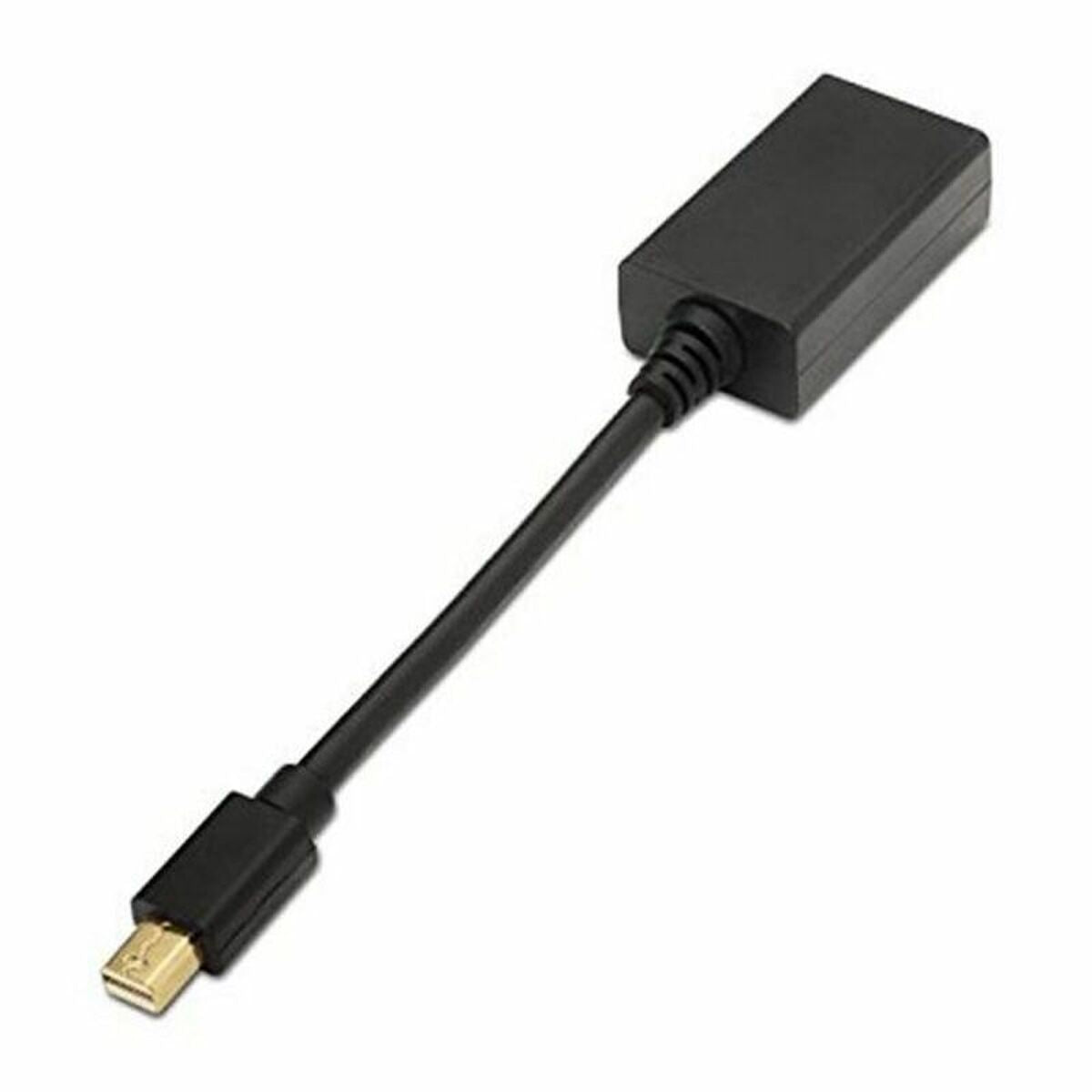 Mini DisplayPort-HDMI adapteri 15 cm musta, kannettavalle & näytölle Plug & Play