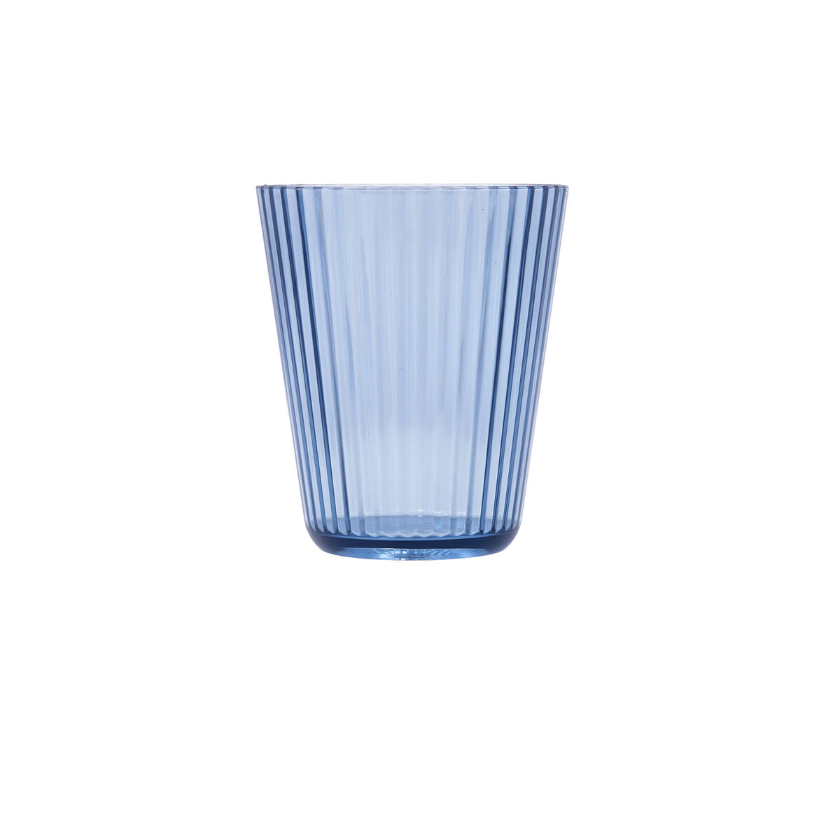 Muovilasi 300 ml astianpesukoneen kestävä, jääkaappiin sopiva, sininen, 12 kpl