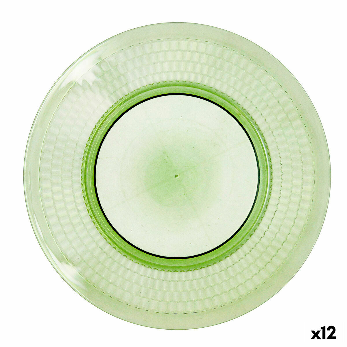 Muovilautanen 27 cm litteä, vihreä, astianpesukoneeseen, hygieeninen 12 kpl