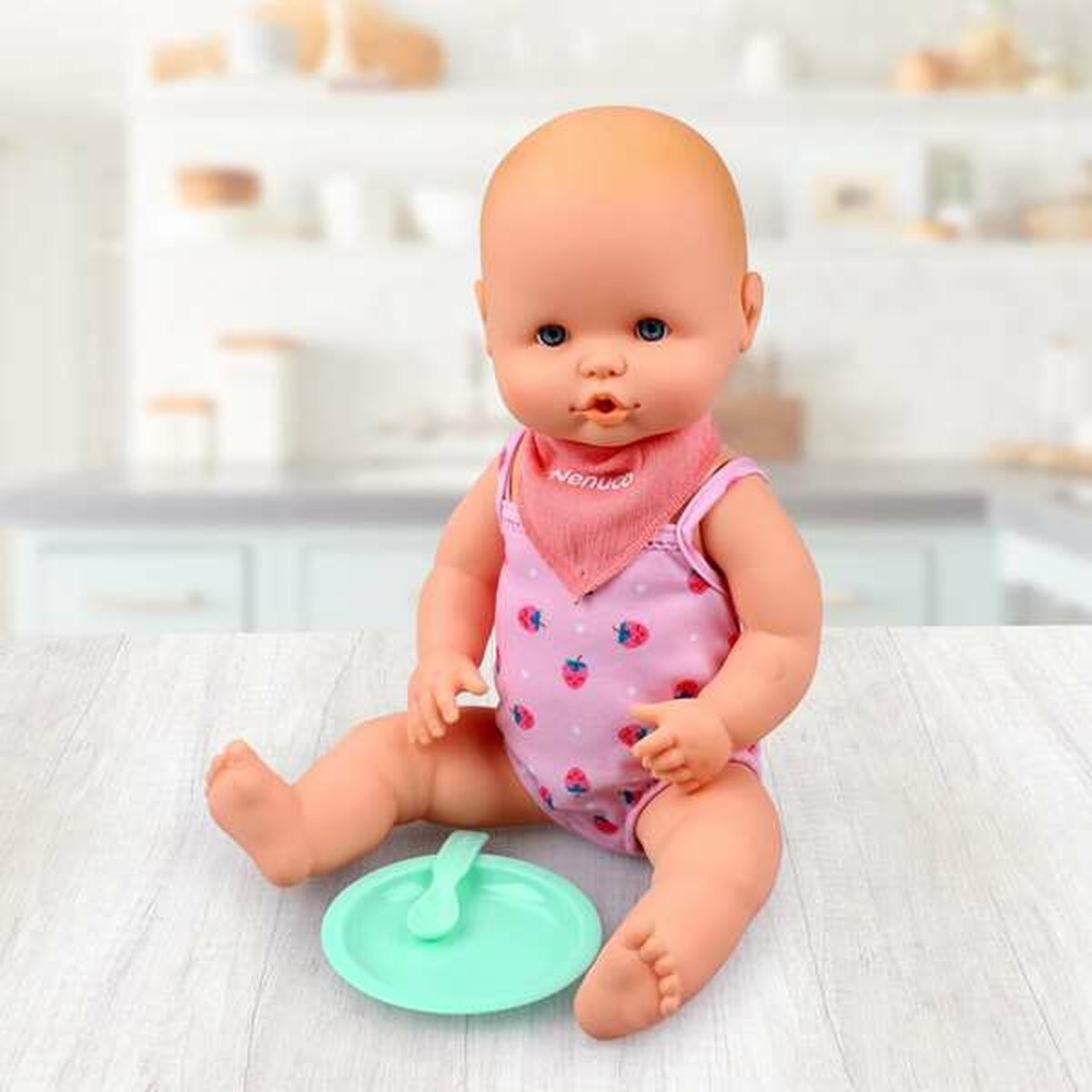 Nuken vaatteet 42 cm, monivärinen arkiasu & asusteet nukelle, 3+ sopii Nenuco