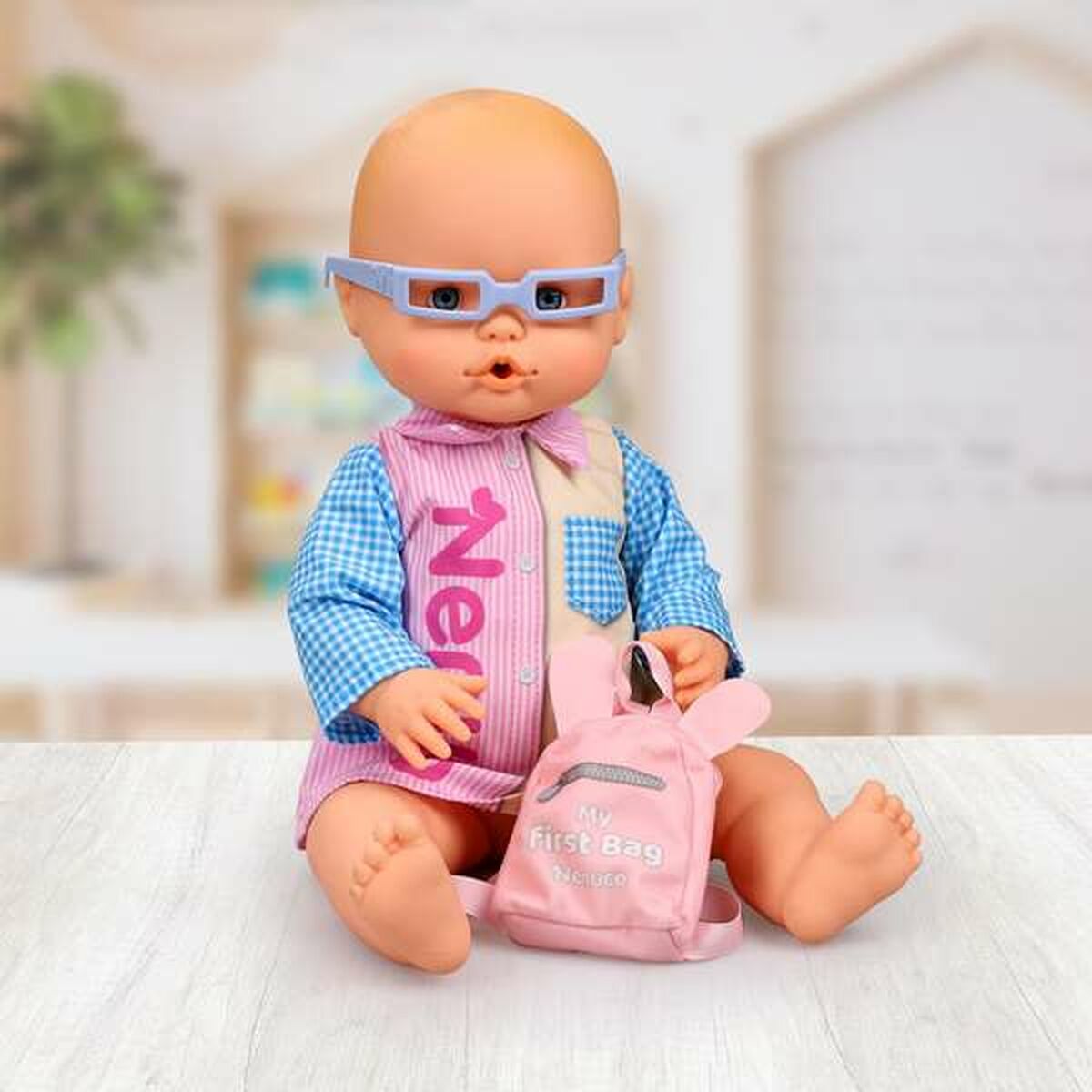 Nuken vaatteet 42 cm, monivärinen arkiasu & asusteet nukelle, 3+ sopii Nenuco