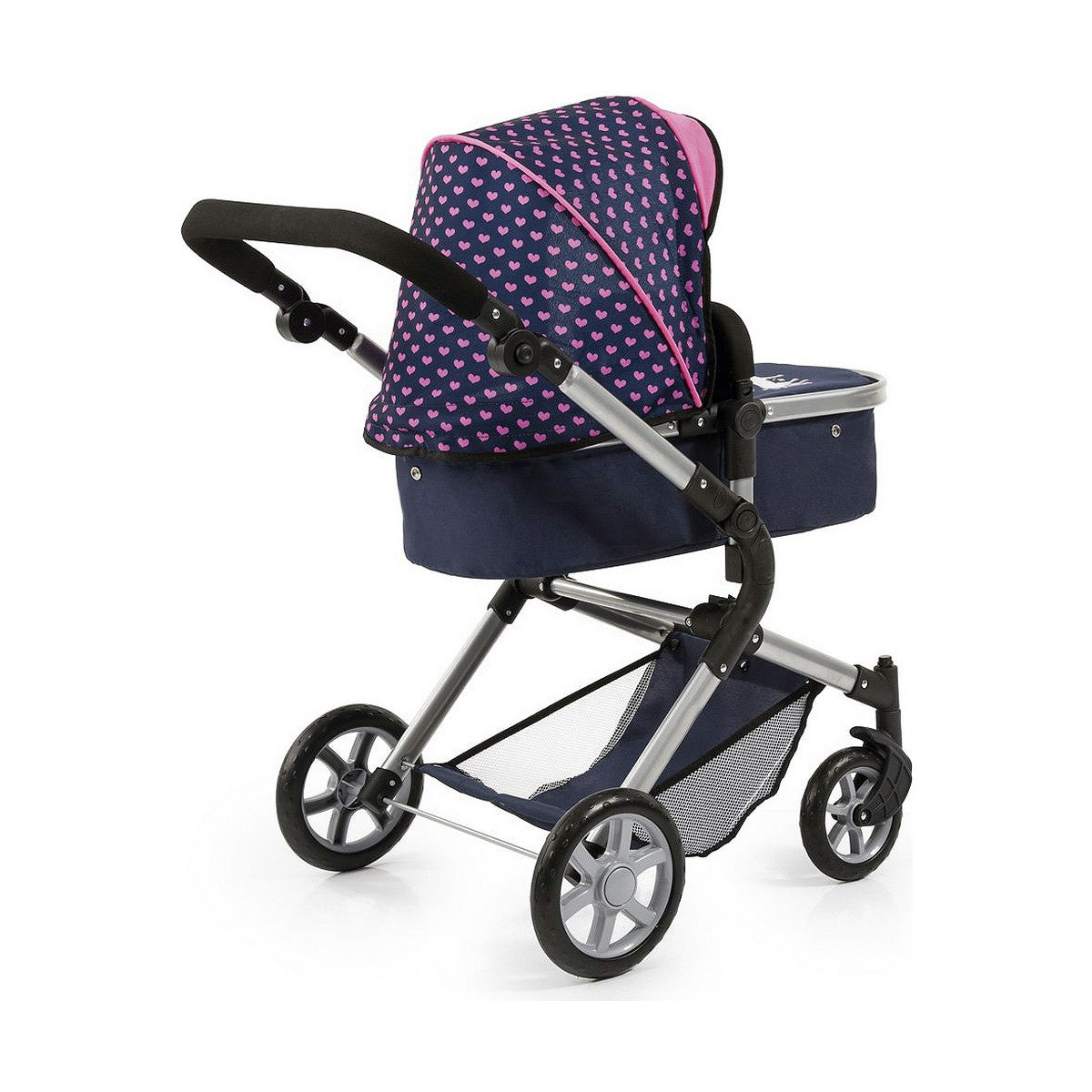 Nuken vaunut 63 cm, laivastonsininen yhdistelmävaunu Combi Neo lapsille, laukku