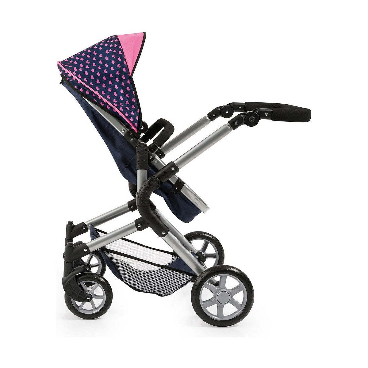 Nuken vaunut 63 cm, laivastonsininen yhdistelmävaunu Combi Neo lapsille, laukku