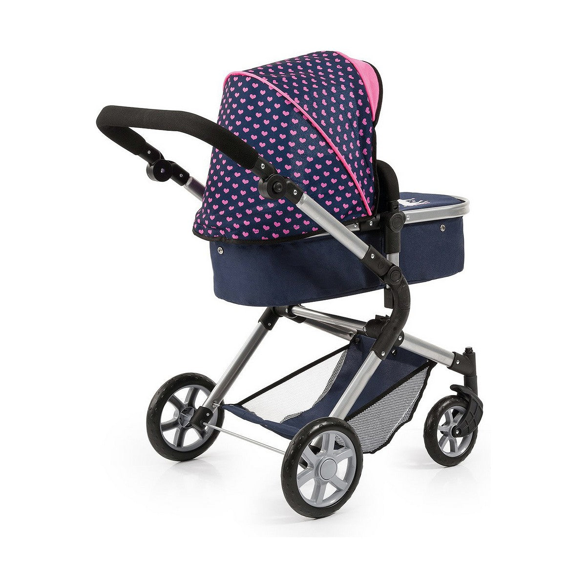Nuken vaunut 63 cm, laivastonsininen yhdistelmävaunu Combi Neo lapsille, laukku