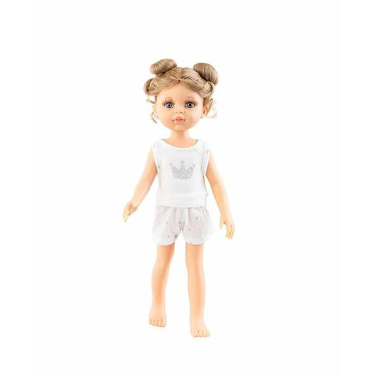 Nukke 32 cm Valeria, valkoinen asu leikkinukke lapsille - Paola Reina
