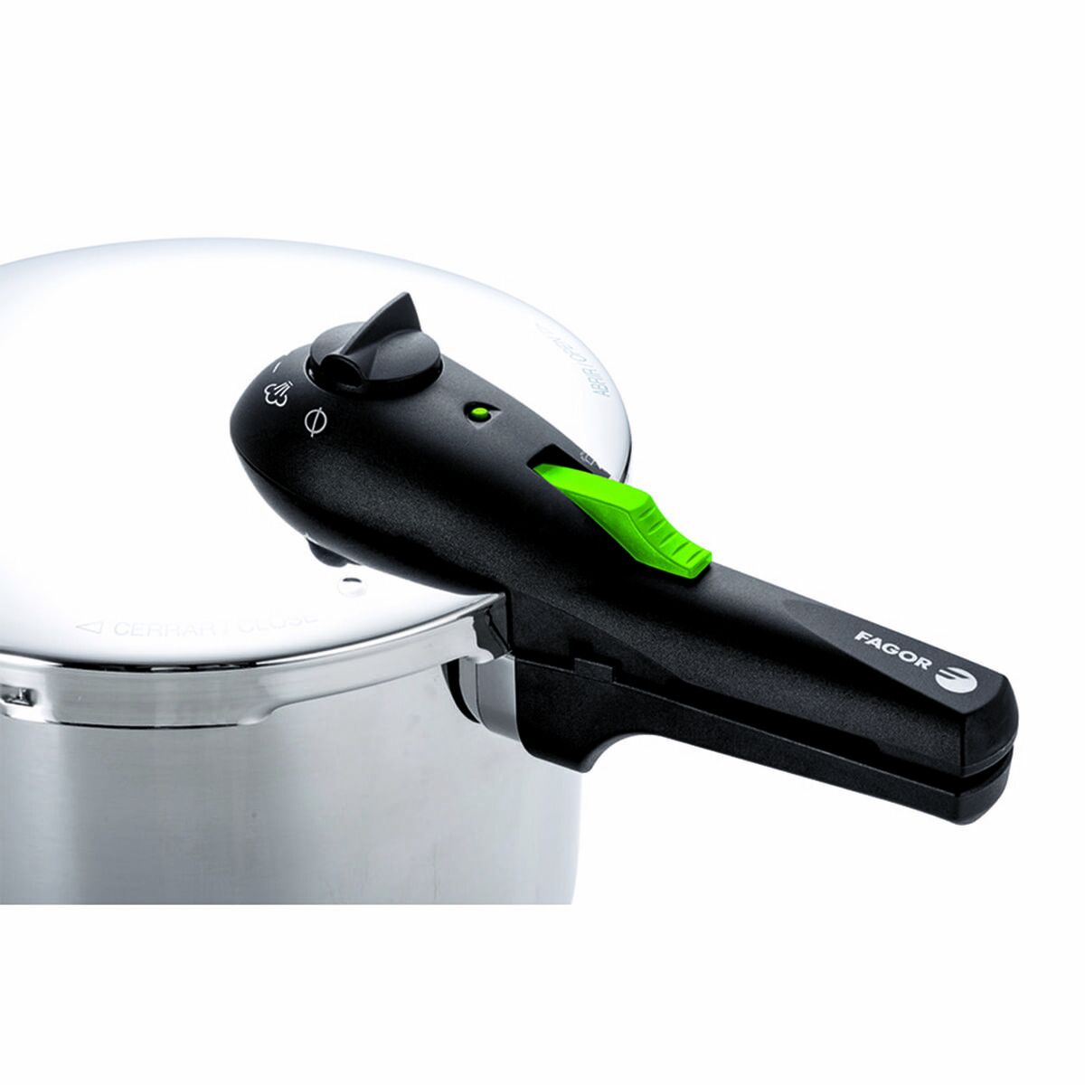 Painekeitinsetti 4 l + 6 l, ruostumaton teräs 18/10 - 2 kpl, bakeliittikahvat