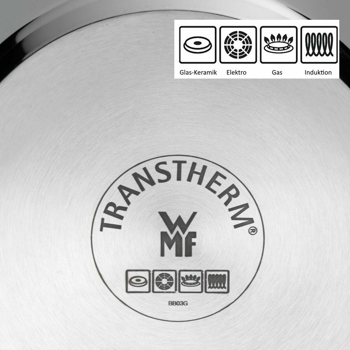 Paistinpannu 20 cm induktio, tarttumaton, musta ruostumaton teräs - Wmf