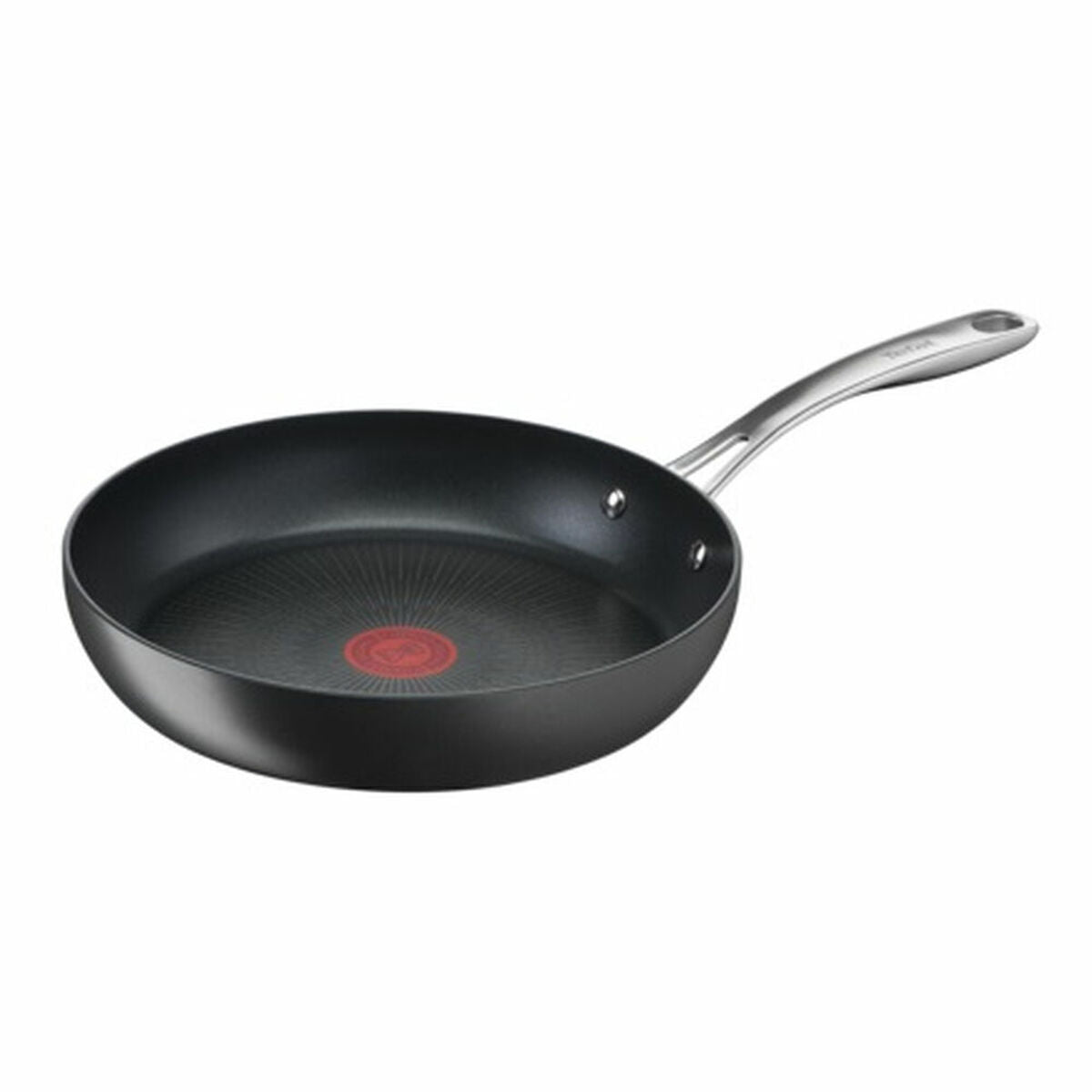 Paistinpannu 30 cm, tarttumaton, alumiini & lämpömittari, musta - Tefal