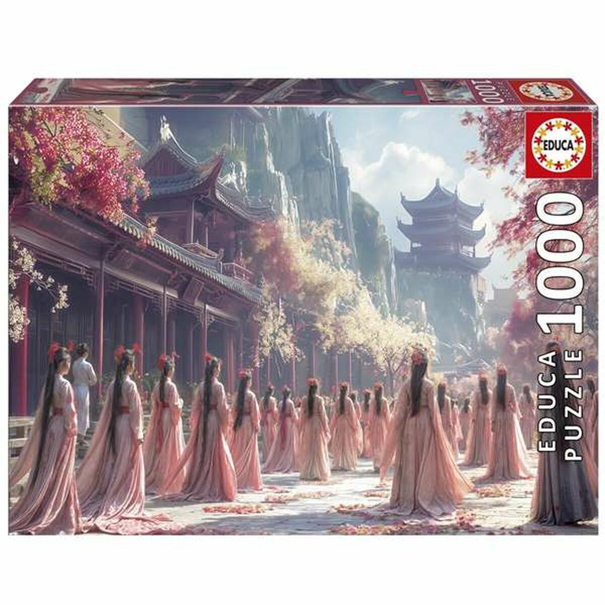 Palapeli 1000 palaa, geishat - japanilainen puutarha & temppeli, 14+ aikuisille