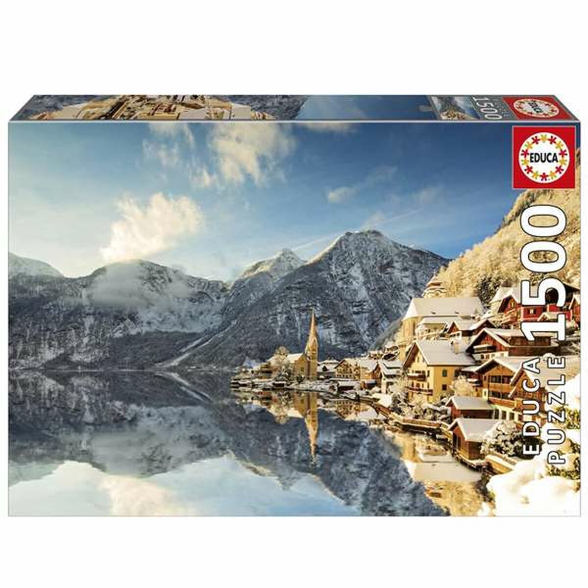 Palapeli 1500 palaa, Hallstatt talvi Itävalta - aikuisille & lahjaksi Educa