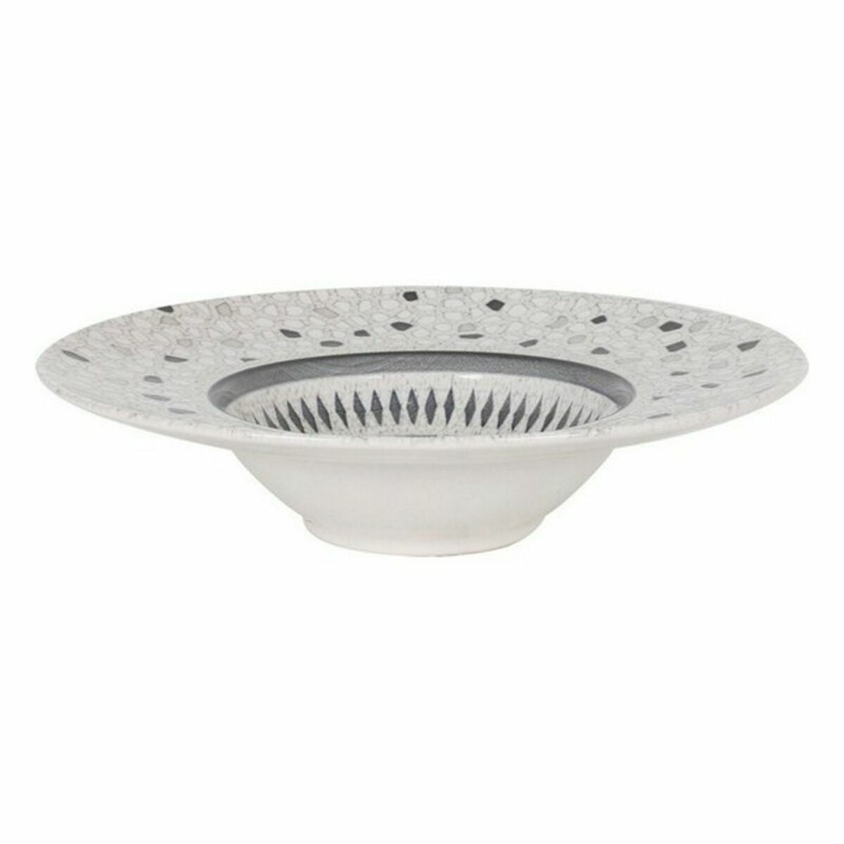 Pastalautanen & risottolautanen ø28 cm, syvä posliini 6 kpl, barokkikuvio