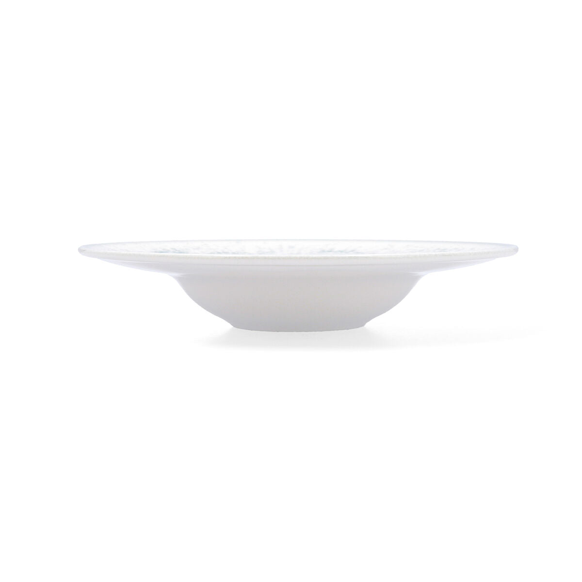 Pastalautanen Ø 26 cm valkoinen keramiikka, 6 kpl - pinottava, tiskikone & mikro